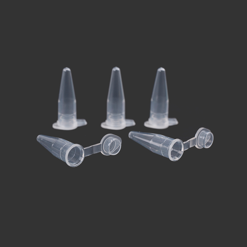 أنبوب Pcr شفاف 2 مل مع غطاء مسطح